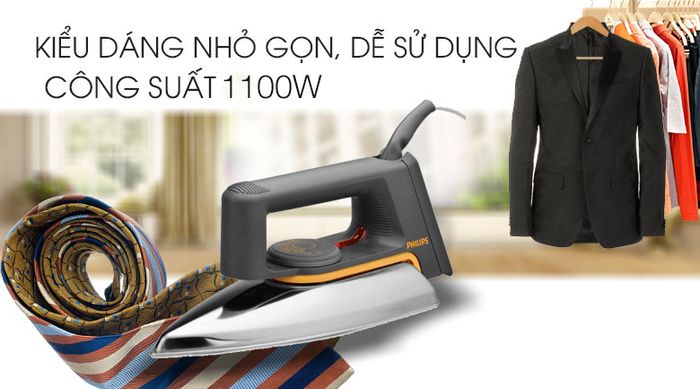 Bàn ủi khô Philips HD1172 - Công suất