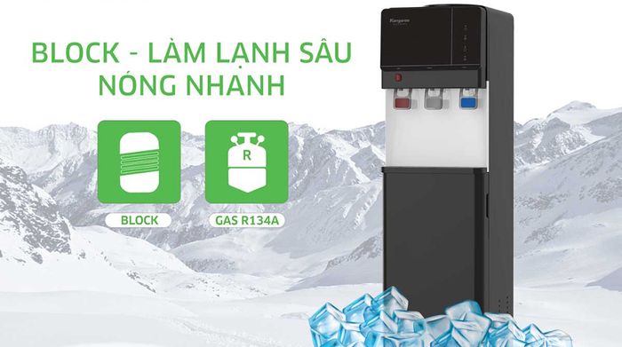 Công nghệ làm lạnh - Cây nước nóng lạnh Kangaroo KG64A3