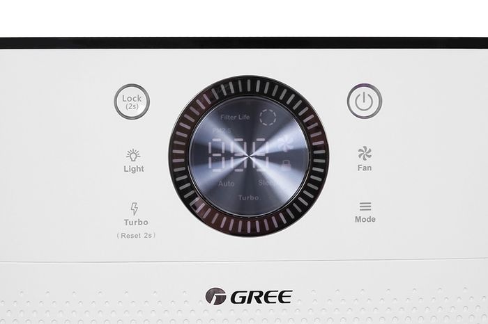 Máy lọc không khí Gree GCF700AENA - Bảng điều khiển cảm ứng