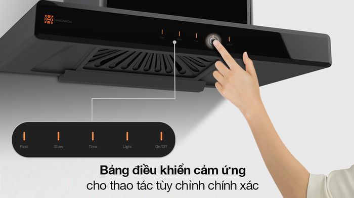 Máy hút mùi âm tủ Hawonkoo HRH-702 - Bảng điều khiển
