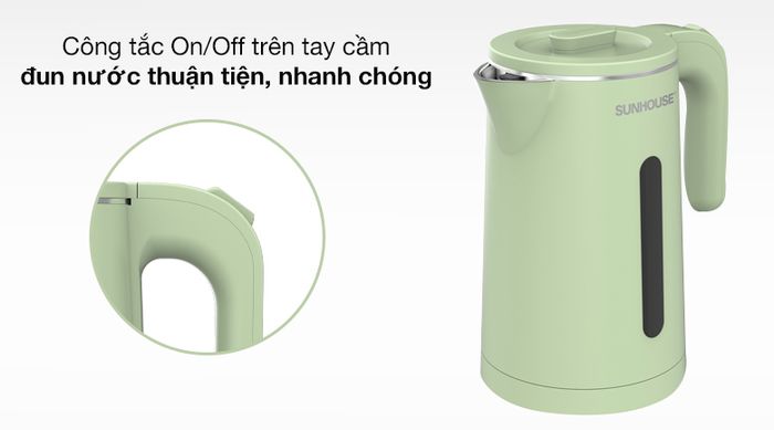 Công tắc - Bình đun siêu tốc Sunhouse 1.8 lít SHD1353