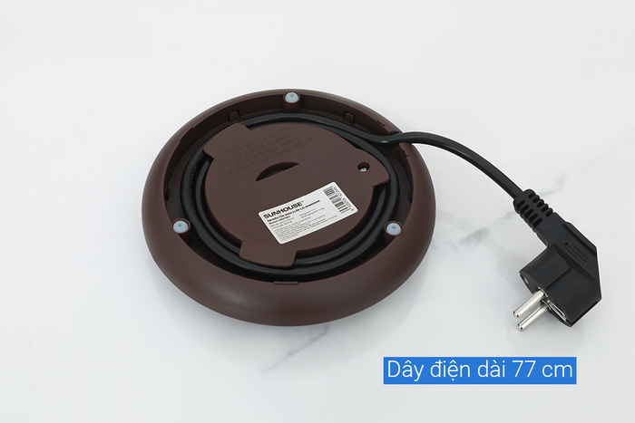Rãnh cuốn dây điện - Bình đun siêu tốc Sunhouse 1.7 lít SHD1360