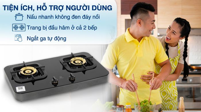 Tiện ích - Bếp ga đôi Electrolux ETG7286GKR