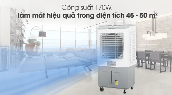 Công suất - Quạt điều hòa Sunhouse SHD7757.