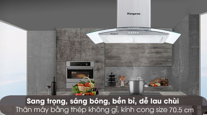 Sang đẹp - Máy hút mùi Kangaroo KG538