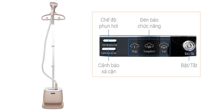 Bảng điều khiển - Bàn ủi hơi nước Bluestone GSB-3941
