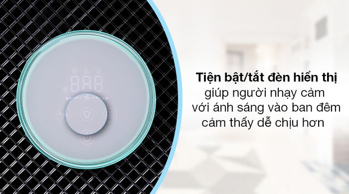 Máy lọc không khí Gree GCF500AENA - Với nút bật/tắt đèn hiển thị độc lập