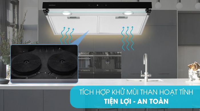 Khử mùi hiệu quả - Máy hút mùi âm tủ Hafele HC-BI70B