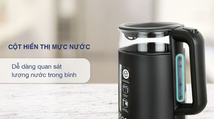 Cột hiển thị mực nước - Bình đun siêu tốc Sunhouse Mama 1.7 lít SHD1330
