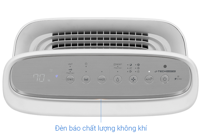 Máy lọc không khí Sharp KI-N40V-W 29W - Đèn báo chất lượng không khí