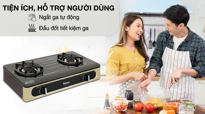 Bếp ga đôi Paloma PA-V71 EG - Tiện ích