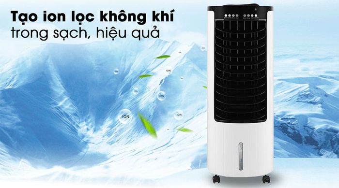 Chức năng tạo ion lọc sạch không khí - Quạt điều hòa Comfee CF-AC12AR
