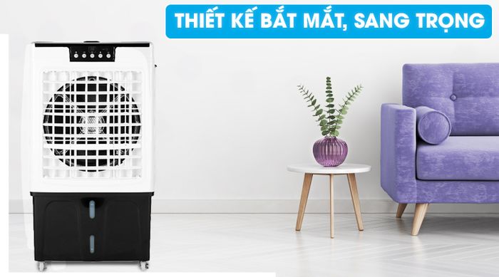 Thiết kế - Quạt điều hòa Midea AC375-19CRH
