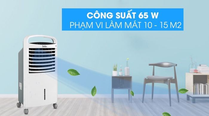Gọn nhẹ, tiện lợi - Quạt điều hòa Delites DEL-AC07DR