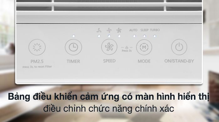 Máy lọc không khí Midea MAP-550GJA32 38W - Điều khiển