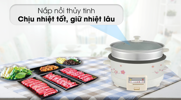 Nắp nồi - Nồi lẩu điện Delites CBR45-90 4.5 lít