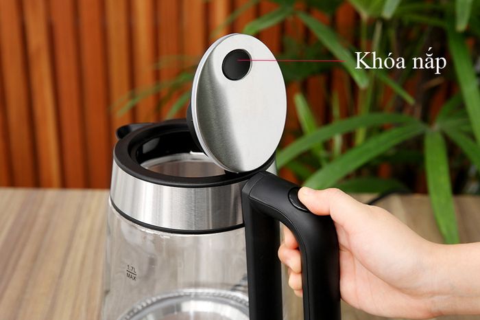 Khóa nắp - Bình đun siêu tốc Delites 1.7 lít FD-625