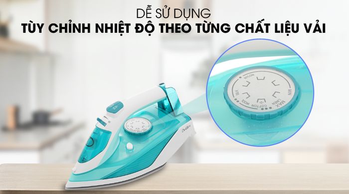 Dễ dùng - Bàn ủi hơi nước Delites HJ-8058