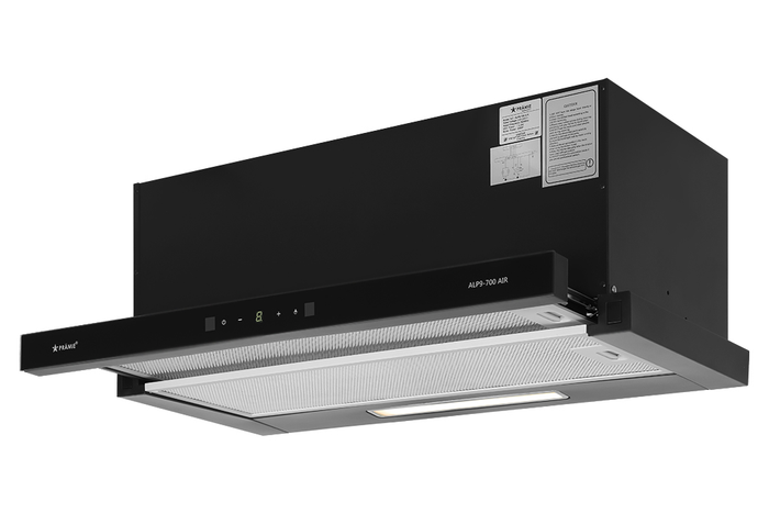 Thiết kế lắp âm tủ - Máy hút mùi âm tủ Pramie ALP9-700 AIR