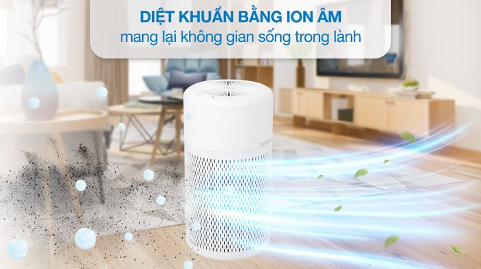 Diệt khuẩn ion âm