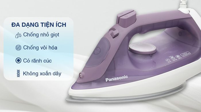 Bàn ủi hơi nước Panasonic NI-S630VRA 2400W - Tiện ích