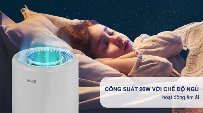 Máy lọc không khí Levoit Core 200s 26W - Công suất
