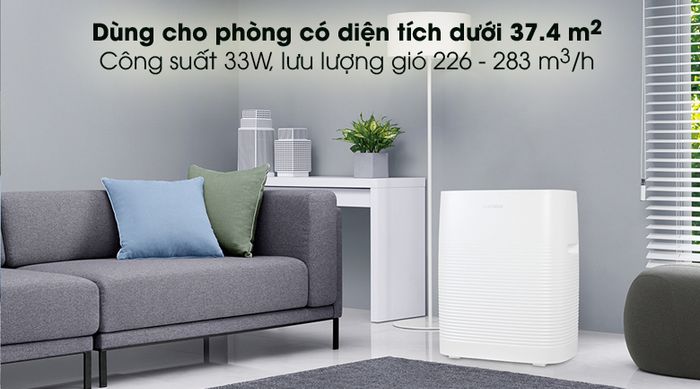 Gọn đẹp, tiện dụng - Máy lọc không khí Cuckoo CAC-C1220FW