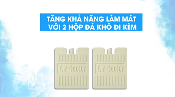 Kèm đá khô - Quạt điều hòa Delites DEL-AC07DR