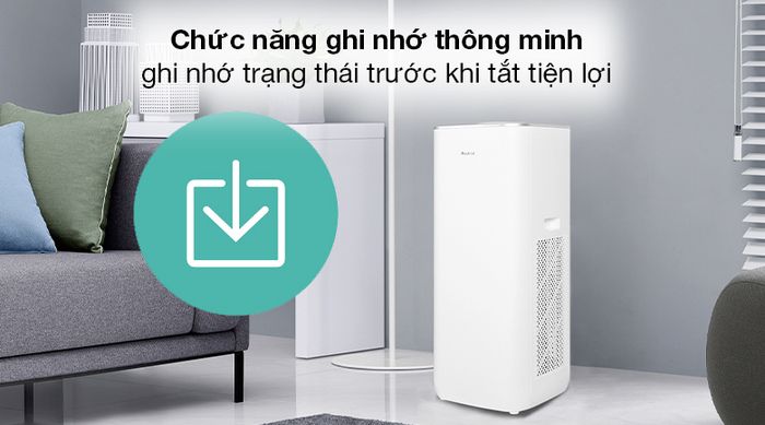 Máy lọc không khí Gree GCF500AENA - Máy lọc không khí có chức năng ghi nhớ thông minh khi tắt nguồn