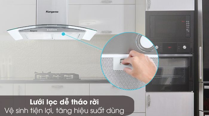 Lưới lọc tháo rời - Máy hút mùi Kangaroo KG538