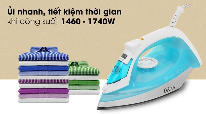 Thiết kế - Bàn ủi hơi nước Delites ES-2472