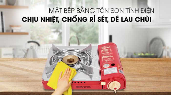 Bếp ga mini Namilux NH-P2915PS - Mặt bếp
