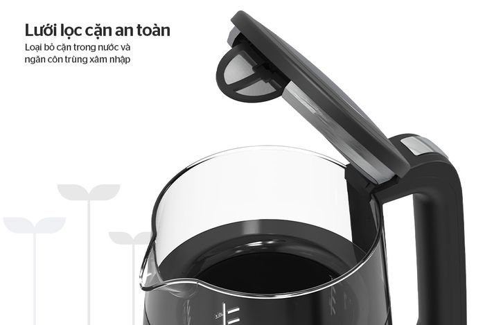 Bình đun siêu tốc Sunhouse Mama 1.7 lít SHD1333 - Lưới lọc cặn