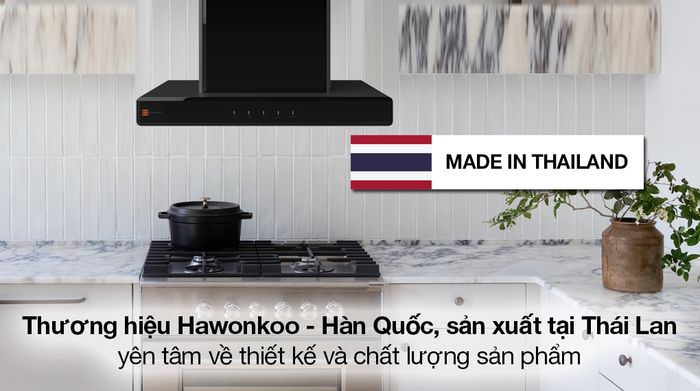 Máy hút mùi âm tủ Hawonkoo HRH-702 - Thương hiệu - Xuất xứ