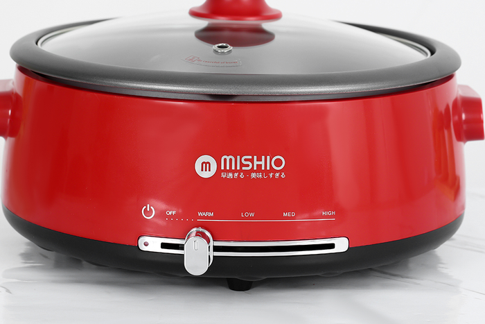 Nồi lẩu điện Mishio MK-348 4 lít - Bảng điều khiển