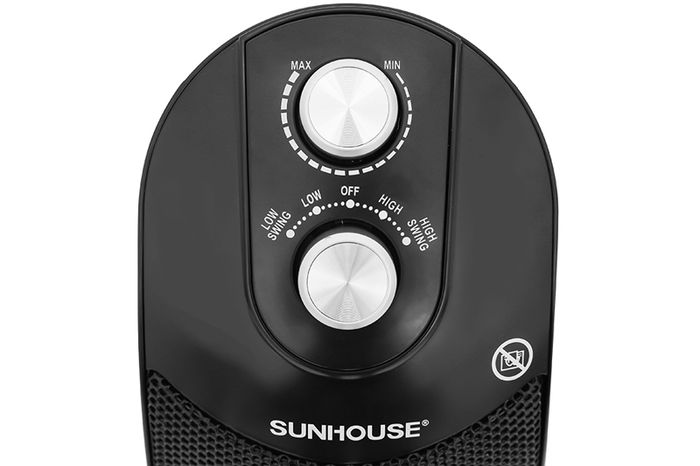 Có điều khiển núm vặn dễ thao tác - Quạt sưởi Sunhouse SHD7071
