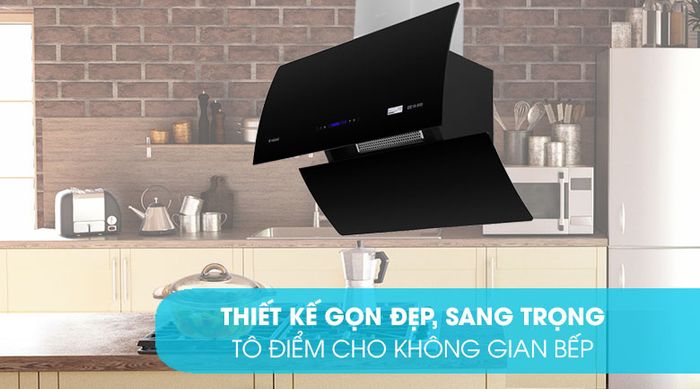 Thiết kế sang trọng - Máy hút mùi Pramie DE19-900