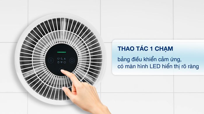 Máy lọc không khí Xiaomi Smart Air Purifier 4 compact EU (BHR5860EU) - Bảng điều khiển