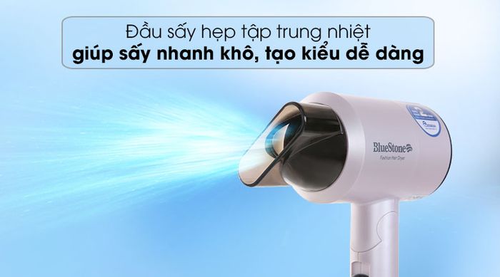 Máy sấy tóc Bluestone HDB1827 - Tập trung sấy nhanh và dễ tạo kiểu