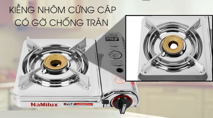 Kiềng nhôm cứng cáp - Bếp gas mini Namilux NH-P3031AS