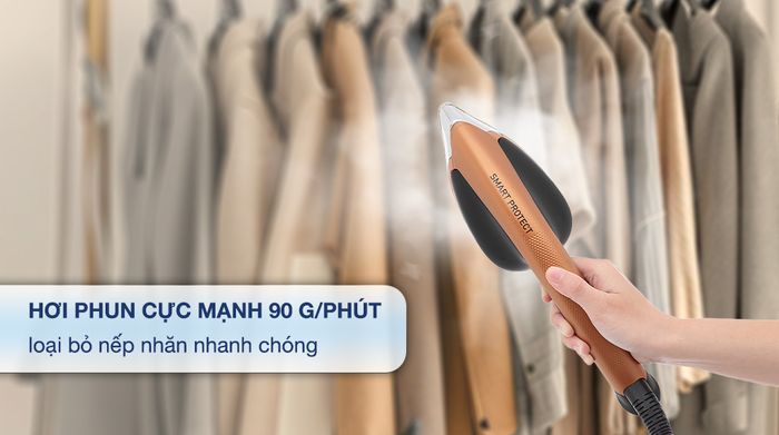 Bàn ủi hơi nước đứng Tefal IXEO Power QT2020E0 2170W - Công suất