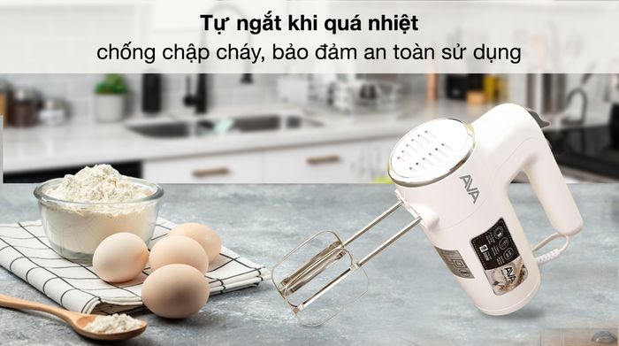 Máy đánh trứng AVA HM9103-GS - Tự ngắt khi quá nhiệt