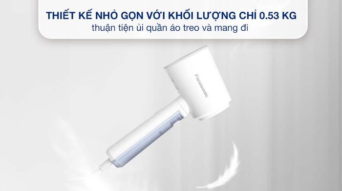 Bàn ủi hơi nước cầm tay Panasonic NI-GHD015WRA 1300 - 1570W - Thiết kế