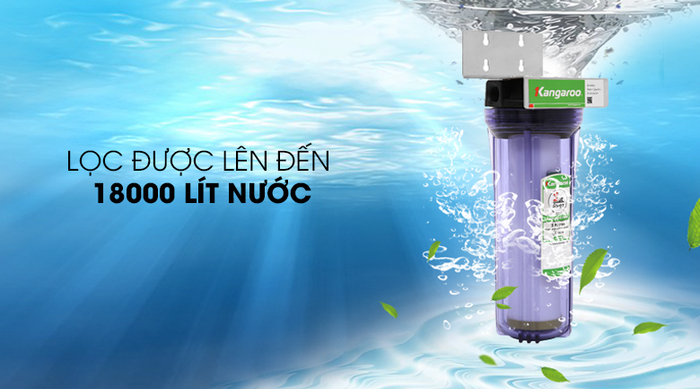 Dung tích - Cốc lọc đầu nguồn Kangaroo KG02G3