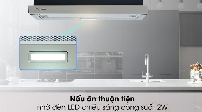 Đèn chiếu sáng - Máy hút mùi Kangaroo KG70BH1