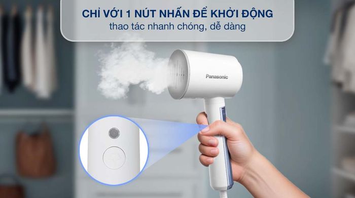Bàn ủi hơi nước cầm tay Panasonic NI-GHD015WRA 1300 - 1570W - Bảng điều khiển