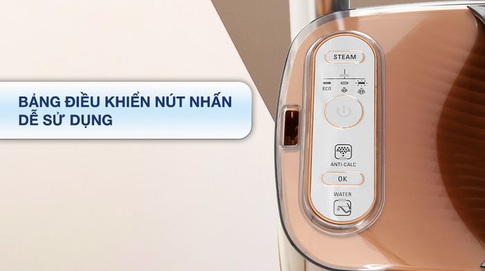 Bàn ủi hơi nước đứng Tefal IXEO Power QT2020E0 2170W - Bảng điều khiển