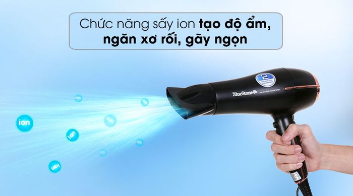 Máy sấy tóc Bluestone HDB1958 - Bảo vệ tóc giúp mượt mà hơn