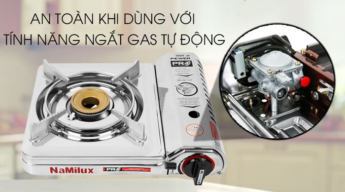 Tính năng ngắt gas tự động - Bếp gas mini Namilux NH-P3031AS