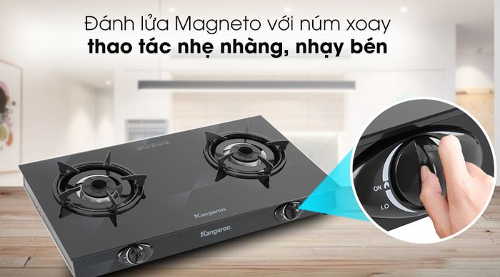 Dễ dùng - Bếp ga đôi Kangaroo KG8G1A